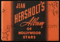 7x181 JEAN HERSHOLT'S ALBUM OF HOLLYWOOD STARS softcover book 1938 photos of him with other stars!