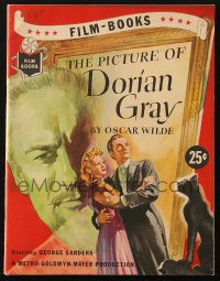 7x210 PICTURE OF DORIAN GRAY softcover book 1945 cool Motion Picture Book of the Oscar Wilde story!
