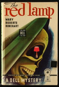 7x112 RED LAMP paperback book 1946 cool cover art of Death by Gerald Gregg!