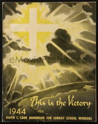 7x231 THIS IS THE VICTORY softcover book 1944 catalog & handbook for Sunday school workers!