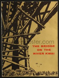 7x274 BRIDGE ON THE RIVER KWAI souvenir program book 1958 William Holden, Alec Guinness, David Lean
