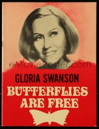 7x276 BUTTERFLIES ARE FREE stage play souvenir program book 1969 Gloria Swanson on Broadway!