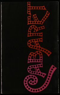 7x277 CABARET souvenir program book 1972 Liza Minnelli in Nazi Germany, directed by Bob Fosse!