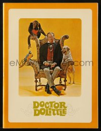 7x293 DOCTOR DOLITTLE souvenir program book 1967 Rex Harrison speaks with animals, Richard Fleischer