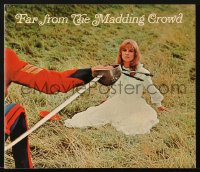 7x308 FAR FROM THE MADDING CROWD souvenir program book 1968 Julie Christie, Stamp, John Schlesinger