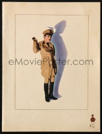 7x335 GREAT DICTATOR souvenir program book 1940 Charlie Chaplin directs/stars, Hirschfeld art inside
