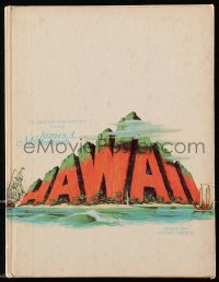 7x346 HAWAII hardcover souvenir program book 1966 Julie Andrews, written by James A. Michener!