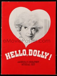 7x349 HELLO DOLLY stage play souvenir program book 1965 Carol Channing in the starring role!