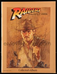 7x416 RAIDERS OF THE LOST ARK Canadian souvenir program book 1981 Richard Amsel art of Harrison Ford, Steven Spielberg!