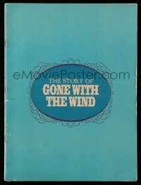 7x328 GONE WITH THE WIND souvenir program book R1967 the story behind the most classic movie!