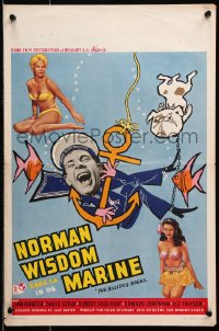 7y288 BULLDOG BREED Belgian 1960 sailor Norman Wisdom is recruited to be an astronaut!
