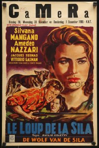 7y350 LURE OF THE SILA Belgian 1949 sexy Silvana Mangano is more alluring and dangerous than ever!