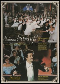 7y242 JOHANN STRAUSS THE KING WITHOUT A CROWN East German 23x32 1963 Disney, Johann Strauss!