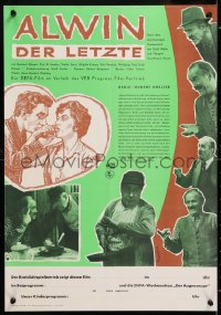 7y270 ALWIN DER LETZTE East German 16x23 1960 completely different images of top cast, romantic!