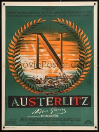 7y794 BATTLE OF AUSTERLITZ French 24x32 1960 Abel Gance's Austerlitz, about Napoleon Bonaparte