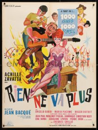 7y869 RIEN NE VA PLUS French 24x32 1964 Jean Bacque, wacky and sexy art by Georges Allard!