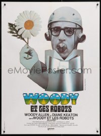 7y876 SLEEPER French 24x32 1974 wacky robot Woody Allen by Bourduge!