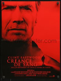 7y912 BLOOD WORK French 16x21 2002 Clint Eastwood directs & stars, Jeff Daniels!
