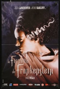 7y915 BRIDE OF FRANKENSTEIN French 16x24 R2008 super close up of Elsa Lanchester in the title role!