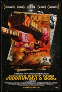 7y943 JODOROWSKY'S DUNE advance French 16x24 2016 documentary about attempt at a 15 hour long Dune!