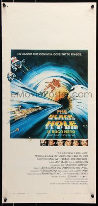 7y663 BLACK HOLE Italian locandina 1980 Disney sci-fi, Schell, Anthony Perkins, Robert Forster & Mimieux!