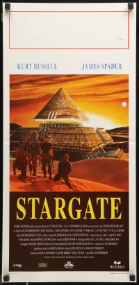 7y731 STARGATE Italian locandina 1994 Russell, Spader, completely different art by Paolo Sestito!