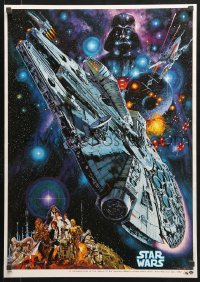 7y491 STAR WARS Japanese R1982 George Lucas classic epic, Commemorative art by Noriyoshi Ohrai!