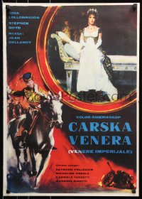 7y169 IMPERIAL VENUS Yugoslavian 19x27 1963 Venere imperiale, full-length Gina Lollobrigida!