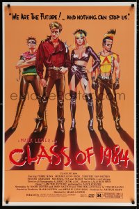7z555 CLASS OF 1984 1sh 1982 art of bad punk teens, we are the future & nothing can stop us!