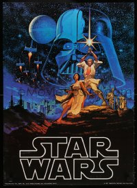 7z232 STAR WARS 20x28 commercial poster 1977 George Lucas sci-fi epic, Greg & Tim Hildebrandt!
