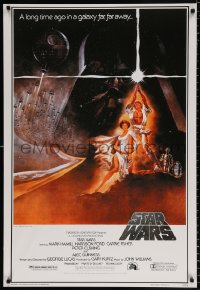 7z236 STAR WARS style A 27x40 commercial poster 1993 George Lucas classic, art by Tom Jung!