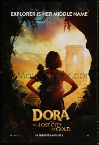 7z596 DORA & THE LOST CITY OF GOLD teaser DS 1sh 2019 Isabela Moner in the title role, Del Toro!