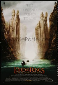 7z736 LORD OF THE RINGS: THE FELLOWSHIP OF THE RING advance DS 1sh 2001 J.R.R. Tolkien, Argonath!