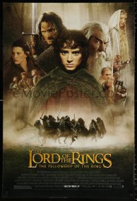 7z737 LORD OF THE RINGS: THE FELLOWSHIP OF THE RING advance DS 1sh 2001 Tolkien, top cast!