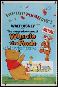 7z761 MANY ADVENTURES OF WINNIE THE POOH 1sh 1977 and Tigger too, plus three great shorts!