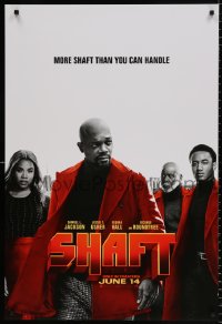 7z866 SHAFT teaser DS 1sh 2019 Samuel L. Jackson in the title role, he's more than you can handle!