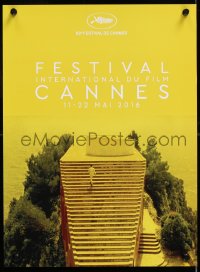7z046 CANNES FILM FESTIVAL 2016 12x17 French film festival poster 2016 showing a great scene from 1963's Le Mepris!