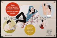 7z345 DONA, ESTIMA I GAUDEIX DE FORMA SEGURA 16x24 Spanish special poster 2004 HIV/AIDS!