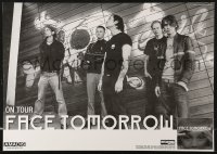 7z261 FACE TOMORROW 17x24 music poster 2004 The Closer You Get tour, great image of the band!