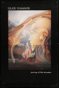 7z015 GLASS HAMMER 25x38 art print 1993 Rosana Azar art for Journey of the Dunadan album!