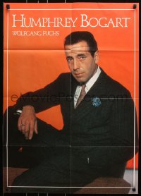 7z073 HUMPHREY BOGART 24x33 German advertising poster 1987 portrait in suit and tie for book!