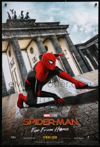 7z897 SPIDER-MAN: FAR FROM HOME int'l teaser DS 1sh 2019 Marvel Comics, Tom Holland in Berlin!