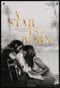 7z900 STAR IS BORN teaser DS 1sh 2018 Bradley Cooper stars and directs, romantic image w/Lady Gaga!