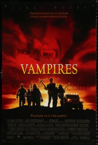 7z975 VAMPIRES DS 1sh 1998 John Carpenter, James Woods, cool vampire hunter image!