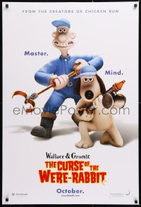 7z980 WALLACE & GROMIT: THE CURSE OF THE WERE-RABBIT advance DS 1sh 2005 Steve Box & Nick Park claymation