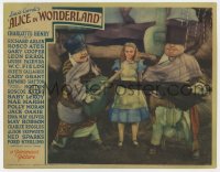 8a037 ALICE IN WONDERLAND LC 1933 Charlotte with Karns & Oakie as Tweedledee & Tweedledum dueling!