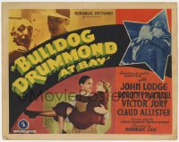 8a005 BULLDOG DRUMMOND AT BAY TC 1937 detective John Lodge in title role, Dorothy Mackaill, rare!