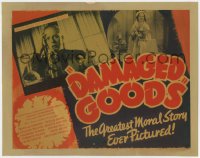8a008 DAMAGED GOODS TC 1937 anti-VD, he's unfit to marry, greatest moral story ever pictured, rare!