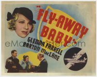 8a017 FLY-AWAY BABY Other Company TC 1937 Glenda Farrell as news reporter Torchy Blane by airplane!