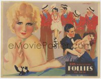 8a060 FOX MOVIETONE FOLLIES OF 1929 LC 1929 Jochimsen art of male & female performers, ultra rare!